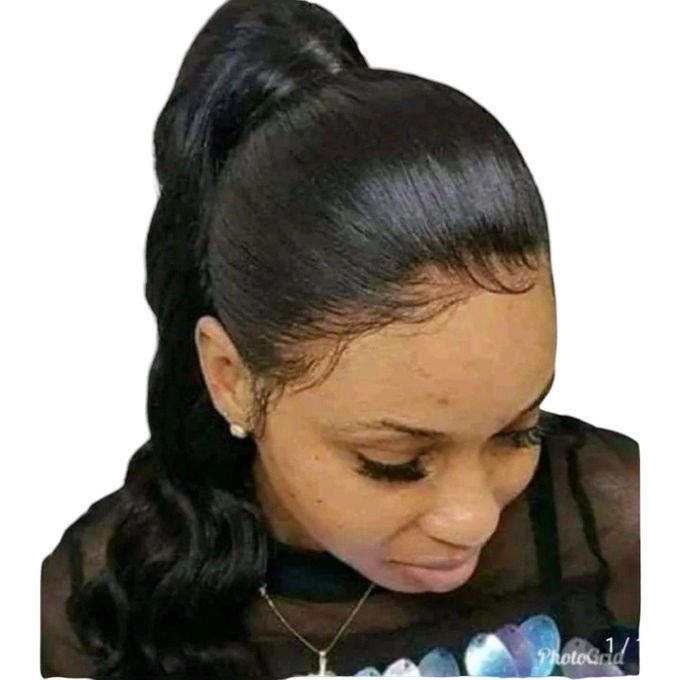 Full Frontal Semi-Human Wig - Black - 0.2 kg - Adjustable Cap - Washable - Fashionable Full Frontal Semi-Human Wig - Black - 0.2 kg - Adjustable Cap - Washable - Fashionable