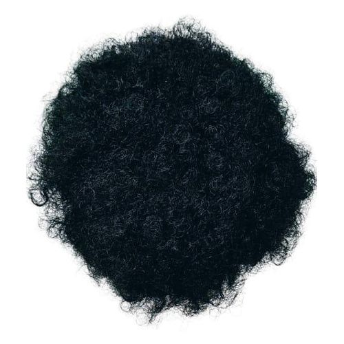 Short Afro Bun Extension - Semi-Human Hair, Black, 0.1 kg, Adjustable for All Hair Types 2 Short Afro Bun Extension - Semi-Human Hair, Black, 0.1 kg, Adjustable for All Hair Types 2