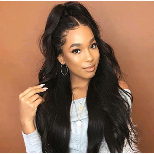 Women Hair Ladies Body Wave Black Long Curly Synthetic Wigs 2 Women Hair Ladies Body Wave Black Long Curly Synthetic Wigs 2
